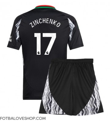 Arsenal Oleksandr Zinchenko #17 Dětské Venkovní Dres 2024-25 Krátký Rukáv (+ trenýrky)